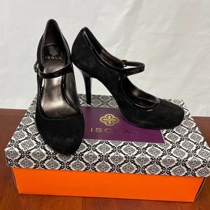 ISOLA Cadria Black Suede heels
